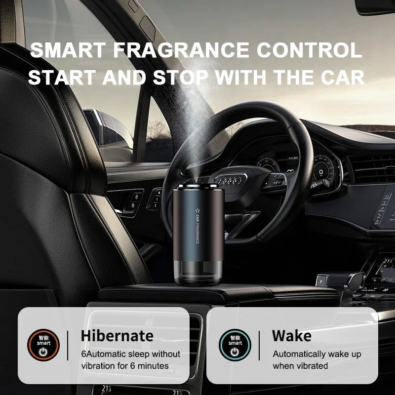 Car Air Refresher New Intelligent spray Car mounted Aromatherapy Instrument Starts and Stops with the Car High end Car perfume