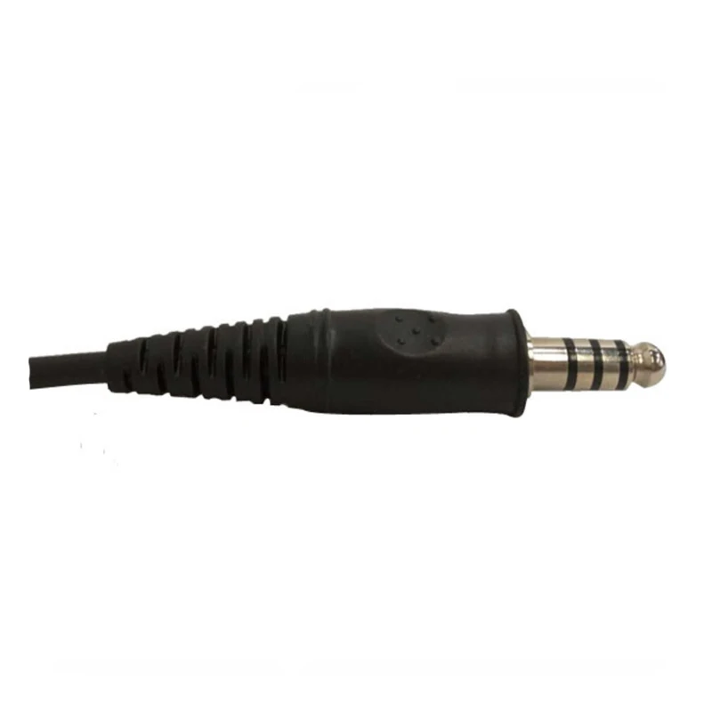 Walkie Talkie Microphone Tactical Throat Mic Earpiece Headset NATO Plug for Kenwood Baofeng UV-5R