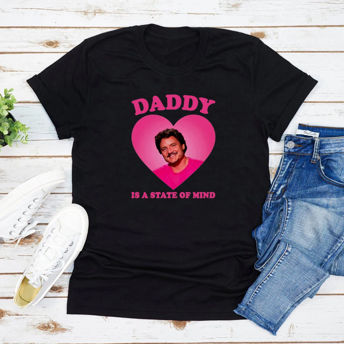 Daddy Is A State of Mind 2025 T-shirt Pedro Pascal T Shirt Funny Graphic T Shirts Short Sleeve Tees I'm Your new Daddy Tshirt Casual Top