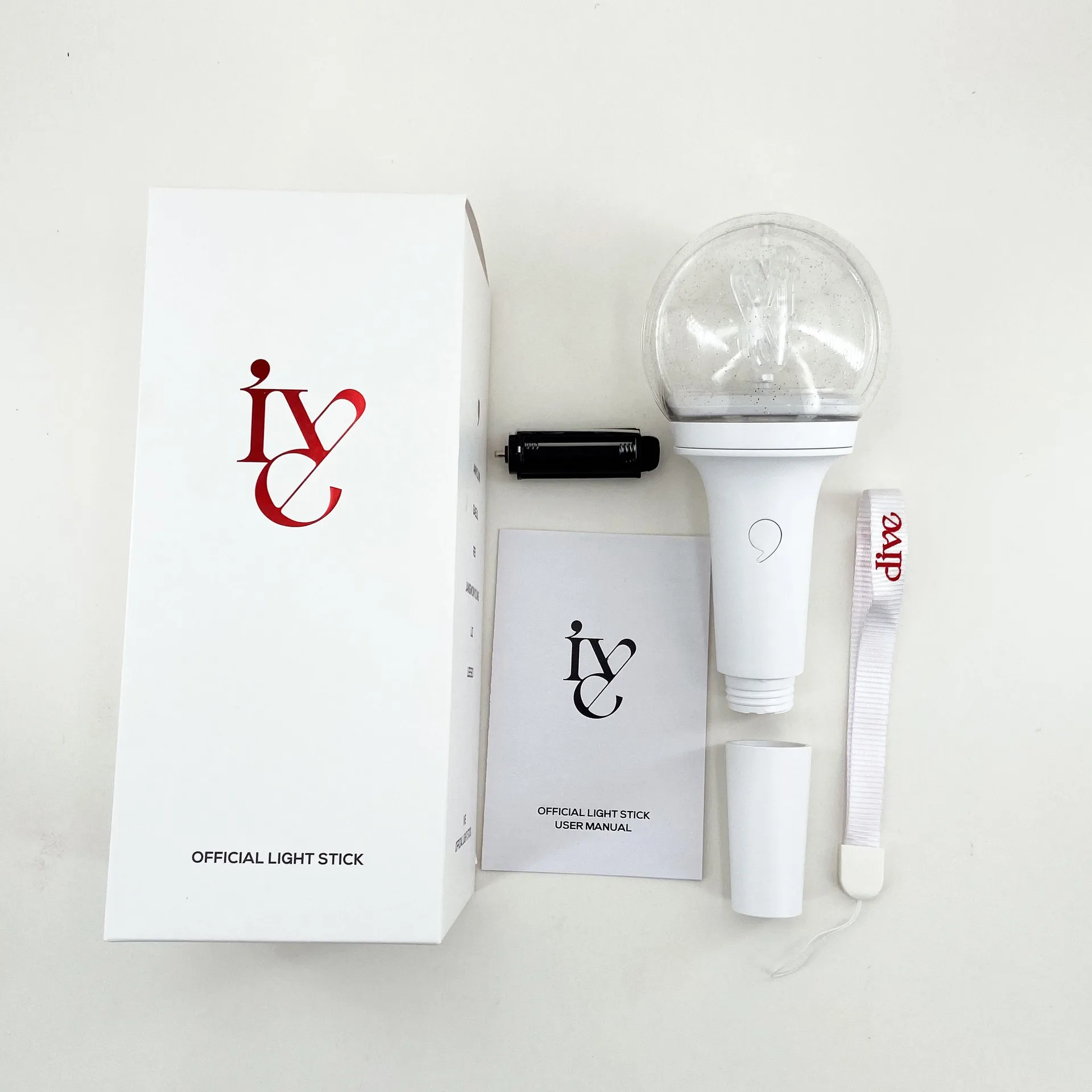 IVE Concert 1.0 Variable Color Lightstick Transparent Hand Light Lamp WonYoung YuJin LIZ Fans Gifts LEESEO Fan Meeting Items