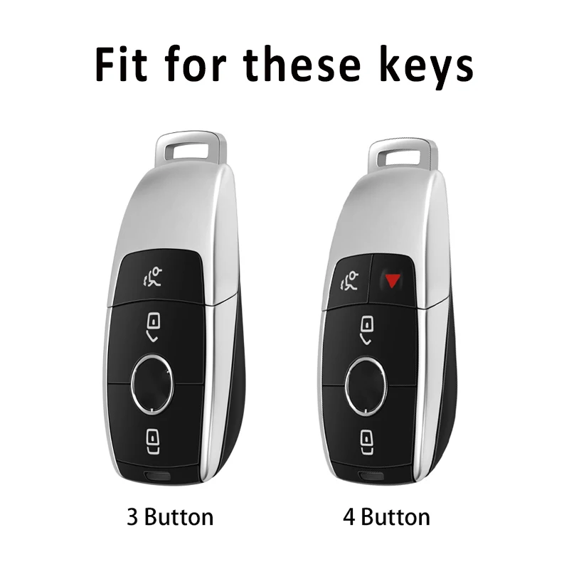 Shell Fob For Mercedes Benz A B C E S G GLB GLC GLE Class GLS new W177 W205 W213 W222 G63 X167 E200 E300 AMG TPU Car Key 2025 Cover Case