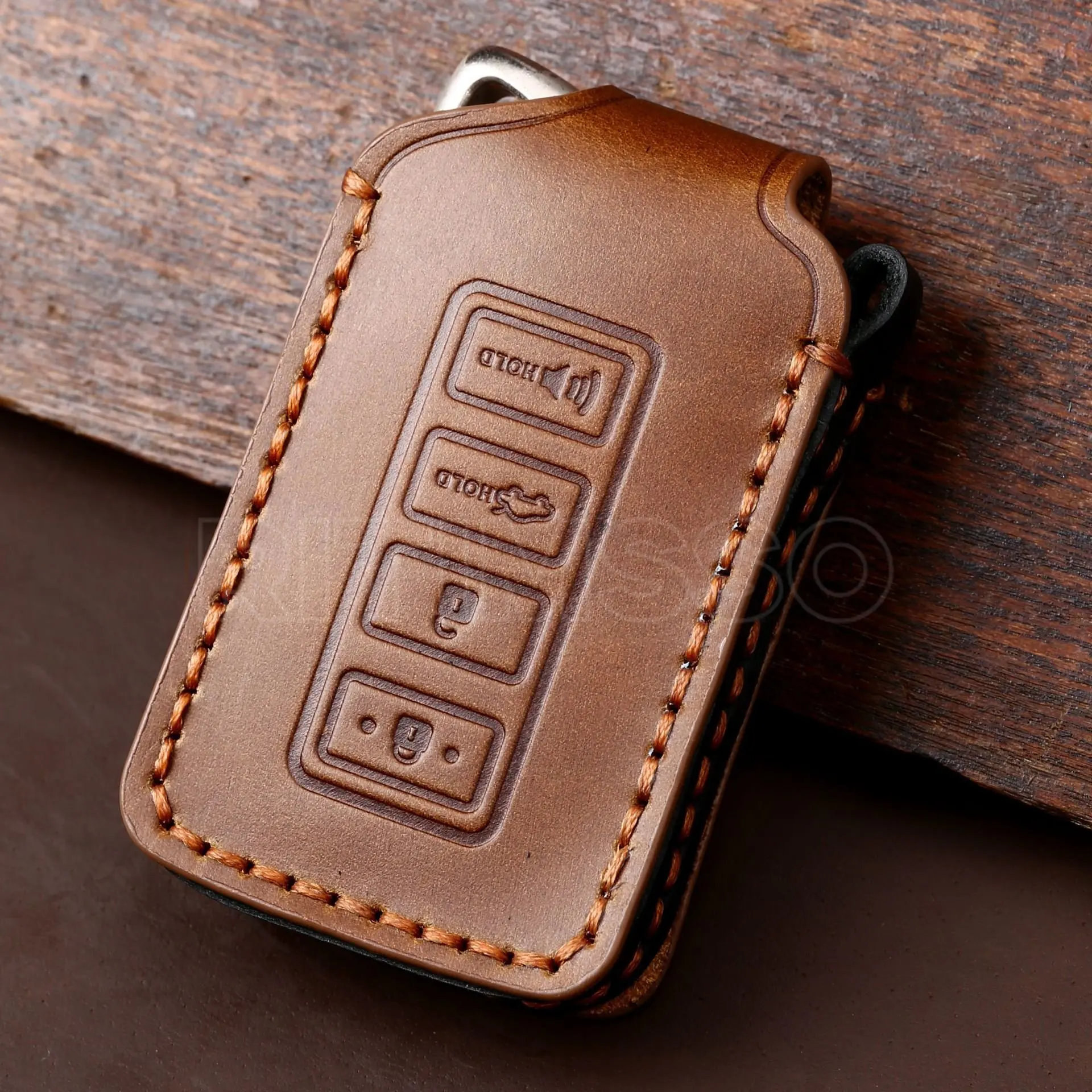 Handmade Leather Car Key Case Cover for Lexus NX ES GS RX 2025 IS RC LX 200 250 350 450H 300H ES200 new Auto Remote Key Holder Shell Fob