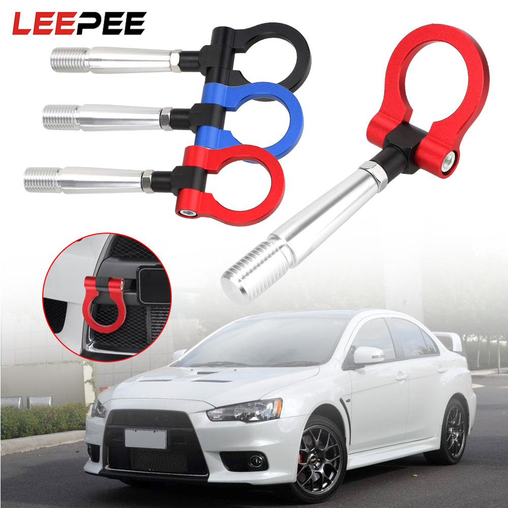 Vehicle Towing Hook For Mitsubishi Lancer EVO X 10 2008-2016 Car Racing Tow Hook Trailer Towing Bar Car Auto Rear Front Trailer