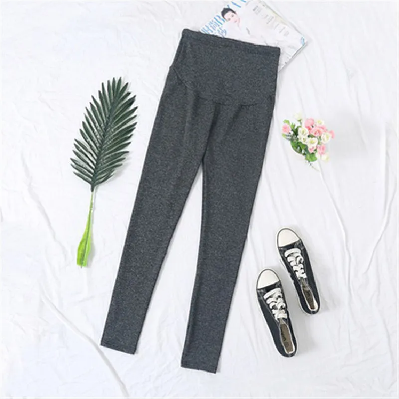 Maternity Pants Pregnant Maternity Clothes Pregnancy Adjustable Tights High Waist Comfortable new Elastic 2025 Bottoming Leggings