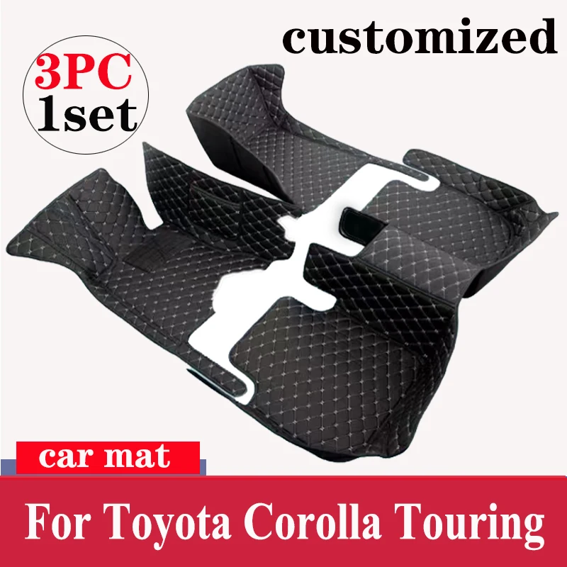 Car Floor Mats For Toyota Corolla Touring Sports Suzuki Swace E210 2019~2023 Estate Leather Floor Carpets Matts Car Accessories