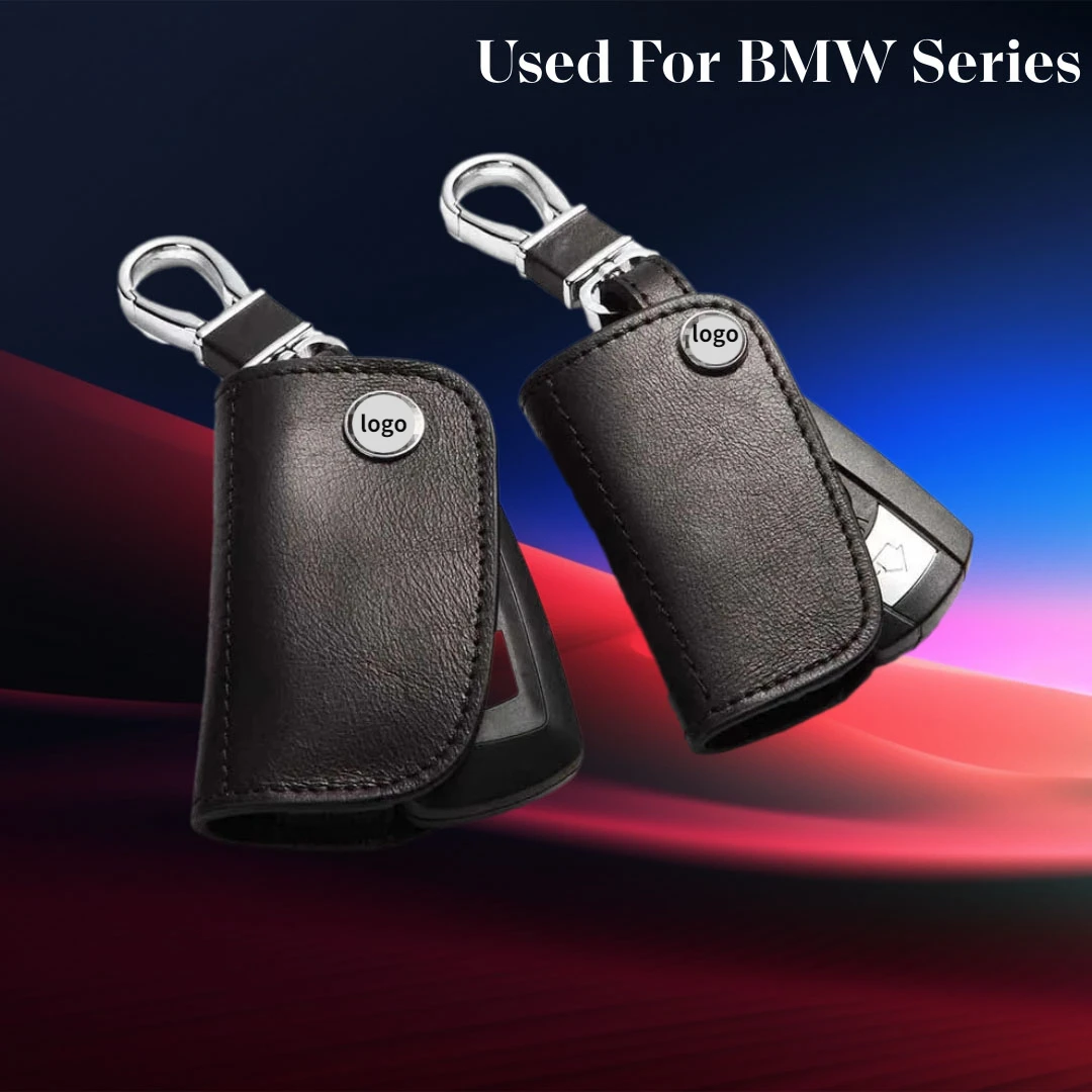 Car Key Case Genuine Leather for Bmw E92 X3 E83 E91 M4 F40 X5 E70 X7 X4 G05 G30 Serie 1 X1 U11 F34 Keychain Vehicles Keys Holder
