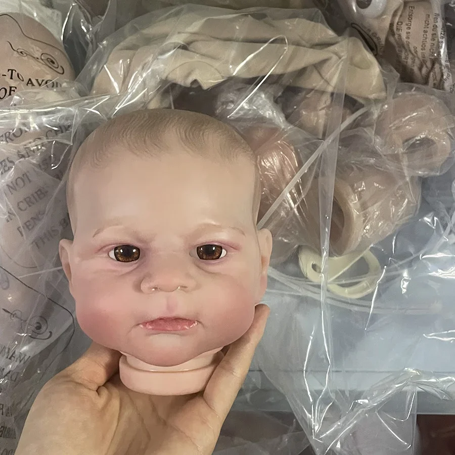 19inch Reborn Doll Kit Elijah Lifelike Soft Touch DIY Painted Doll Parts Cute Birthday Christmas Gifts Reborn Doll Toy