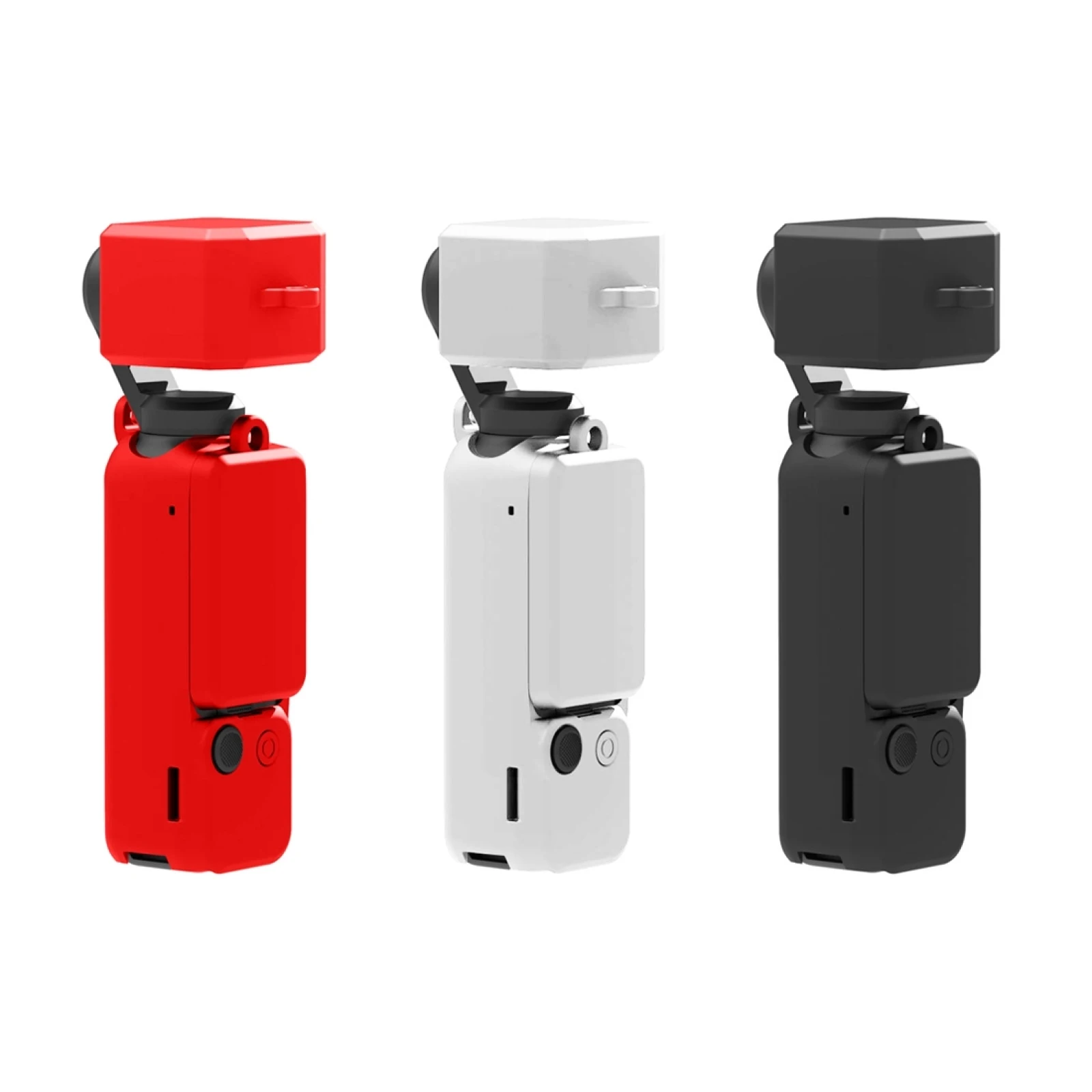 PULUZ 3 in 1 Silicone Cover Case Set For DJI OSMO Pocket 3 Vlog Camera Accessories