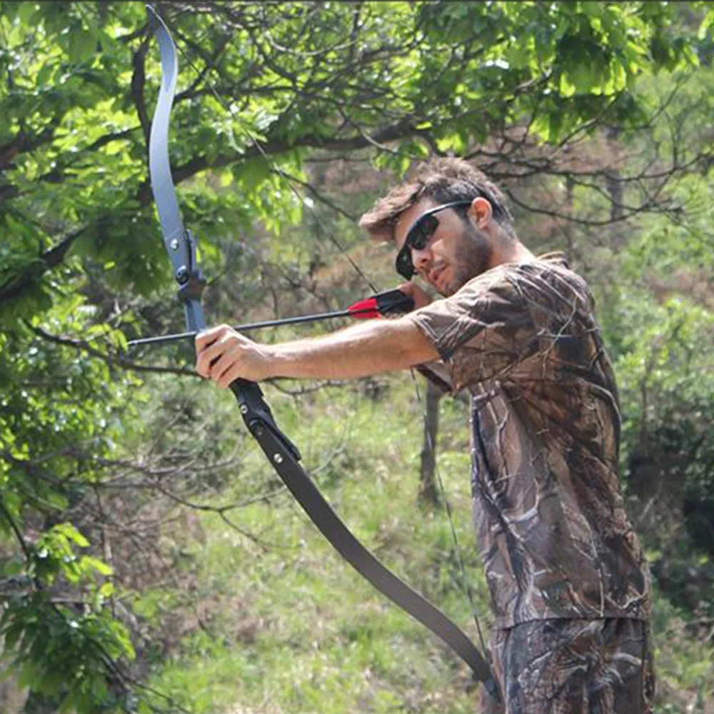 62" ILF Archery Recurve Bow 30-60lbs Competitive Bow 19" Takedown Handle for Arrow Hunting Shooting Accessories JUNXING H1