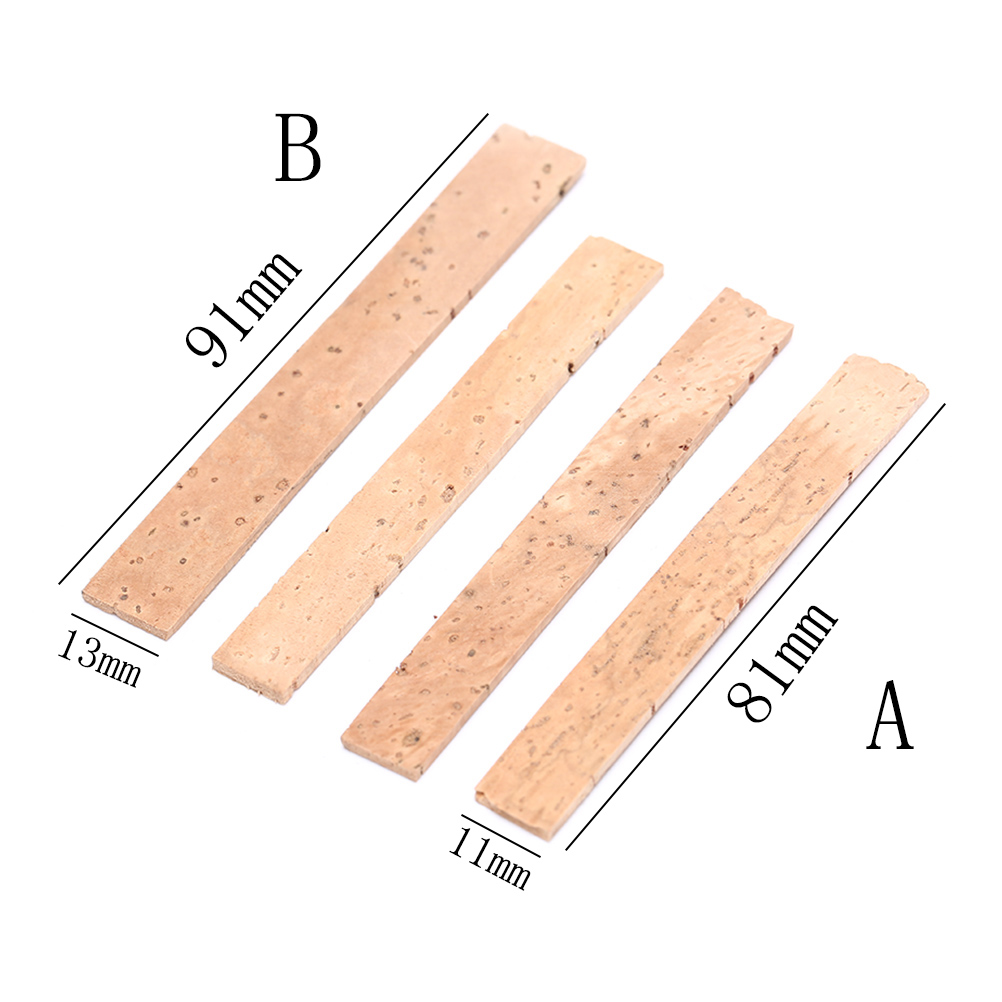 Different Size Clarinet Cork Joint Corks Sheets for Saxophones Musical Instruments Accessories 4Pcs/Lot
