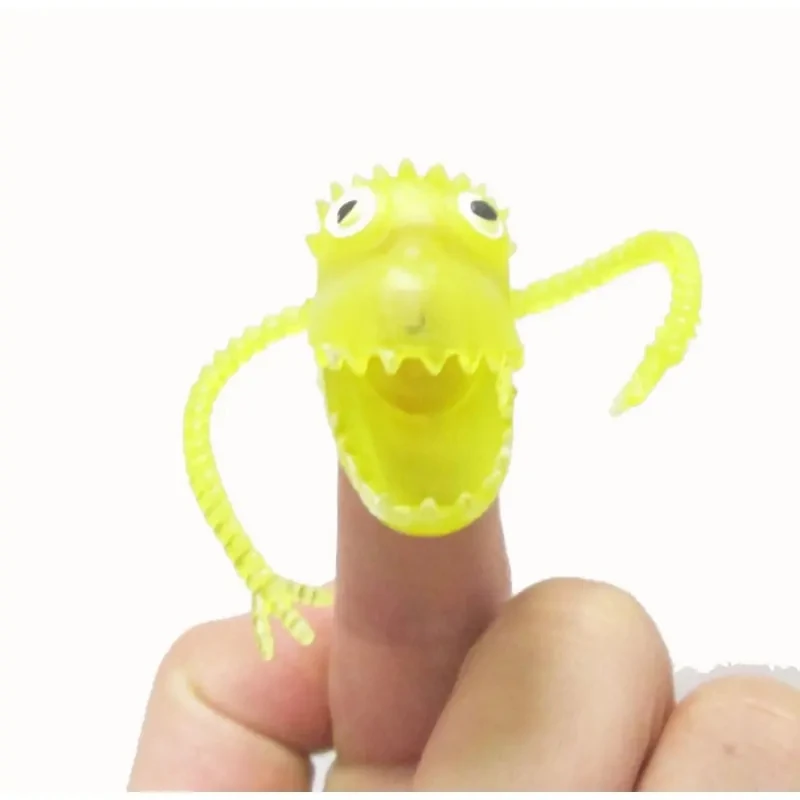 Novelty Plastic Dinosaur Fingering Storytelling Mini Fingertip Toy Can Hold A Small Toy For Boys Monster Finger Cool For Kids