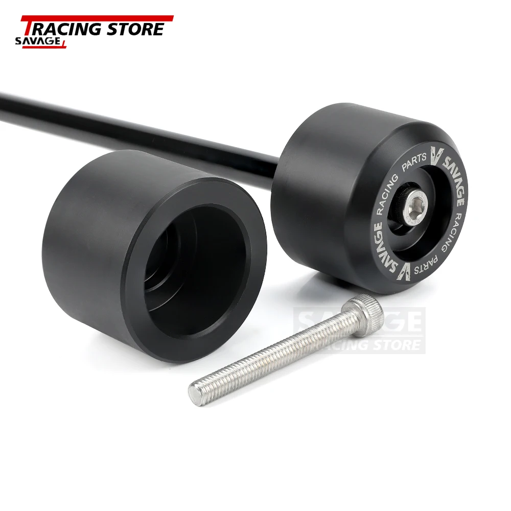 DRZ400 Slider For SUZUKI DRZ400SM 2005-23 Motorcycle Front Rear Wheel Fork Crash Slider Wheel Hub Protector DRZ 400SM Accessory