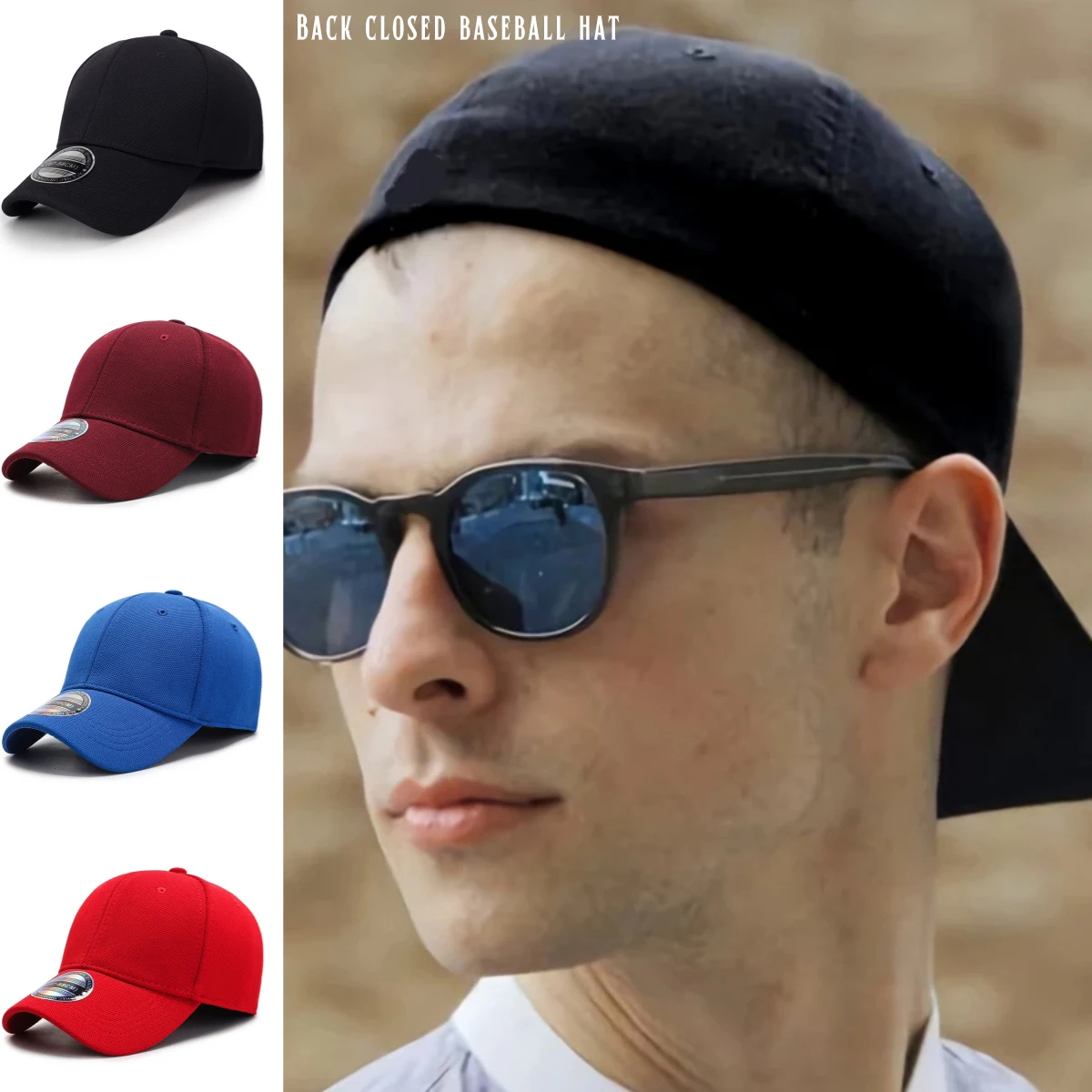 Baseball Cap Men Women Fitted Closed Full Cap Hip Hop Snapback Hats Caps Adult Outdoor Gorras Bone Male Trucker Hat Casquette