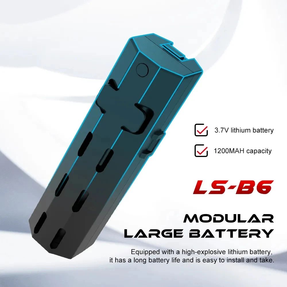 2.4G LS-B6 RC Speedboat Waterproof Dual Motor High Speed Racing Radio Model Electric Boat Outdoor Toys Gifts 14+