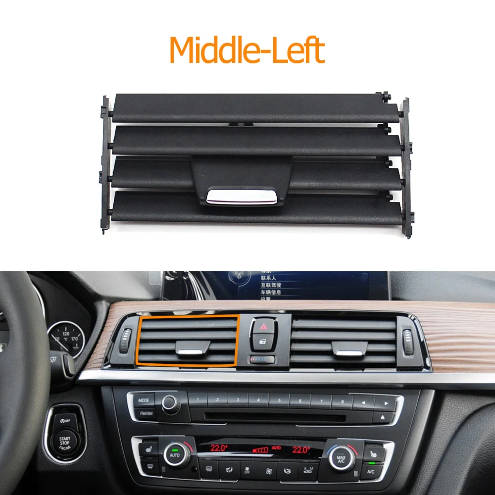 Dashboard Middle Air Conditioner AC Vent Grill Outlet Repair Kit For 1 2 3 4 Series F20 F22 F30 F34 F32 F33 F36 F80