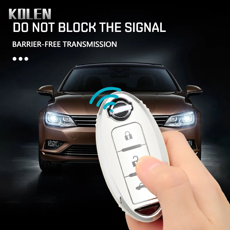 TPU Car Smart Key Case Cover Fob For Nissan Qashqai Juke J10 J11 X-Trail T32 T31 Kicks Tiida Altima Pathfinder Note For Infiniti