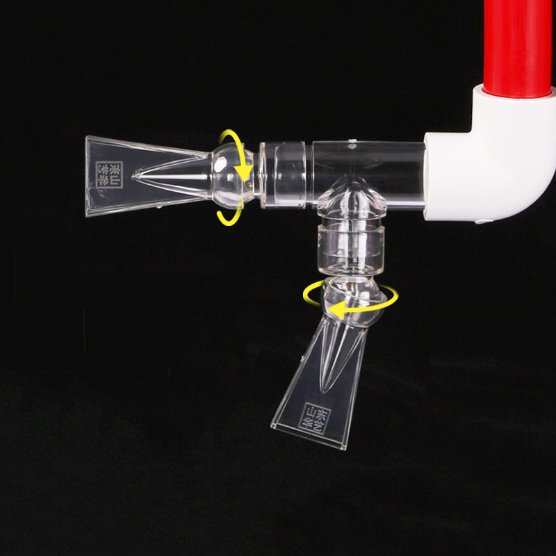 Aquarium Fish Tank Air Pump Duckbill Water Outlet Nozzle Adjustable Universal Sprinkler Garden Water Tube Control Valve Fittings