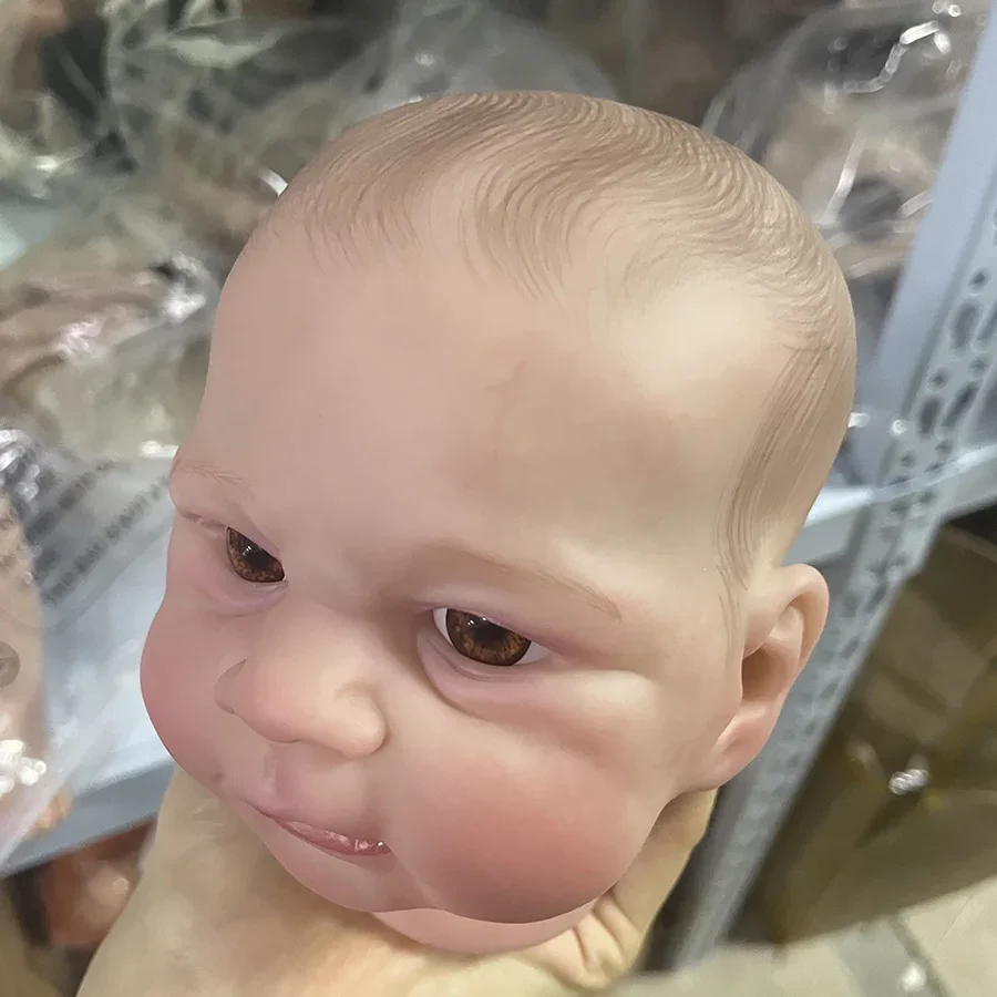 19inch Reborn Doll Kit Elijah Lifelike Soft Touch DIY Painted Doll Parts Cute Birthday Christmas Gifts Reborn Doll Toy