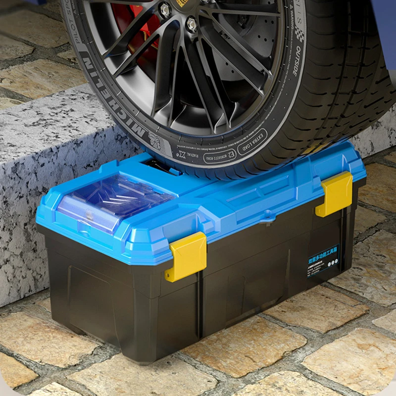 Tool Box Large-capacity Waterproof Hard Case Carrying Screwdriver Tool Storage Box Electrician Working Shockproof Empty Toolbox
