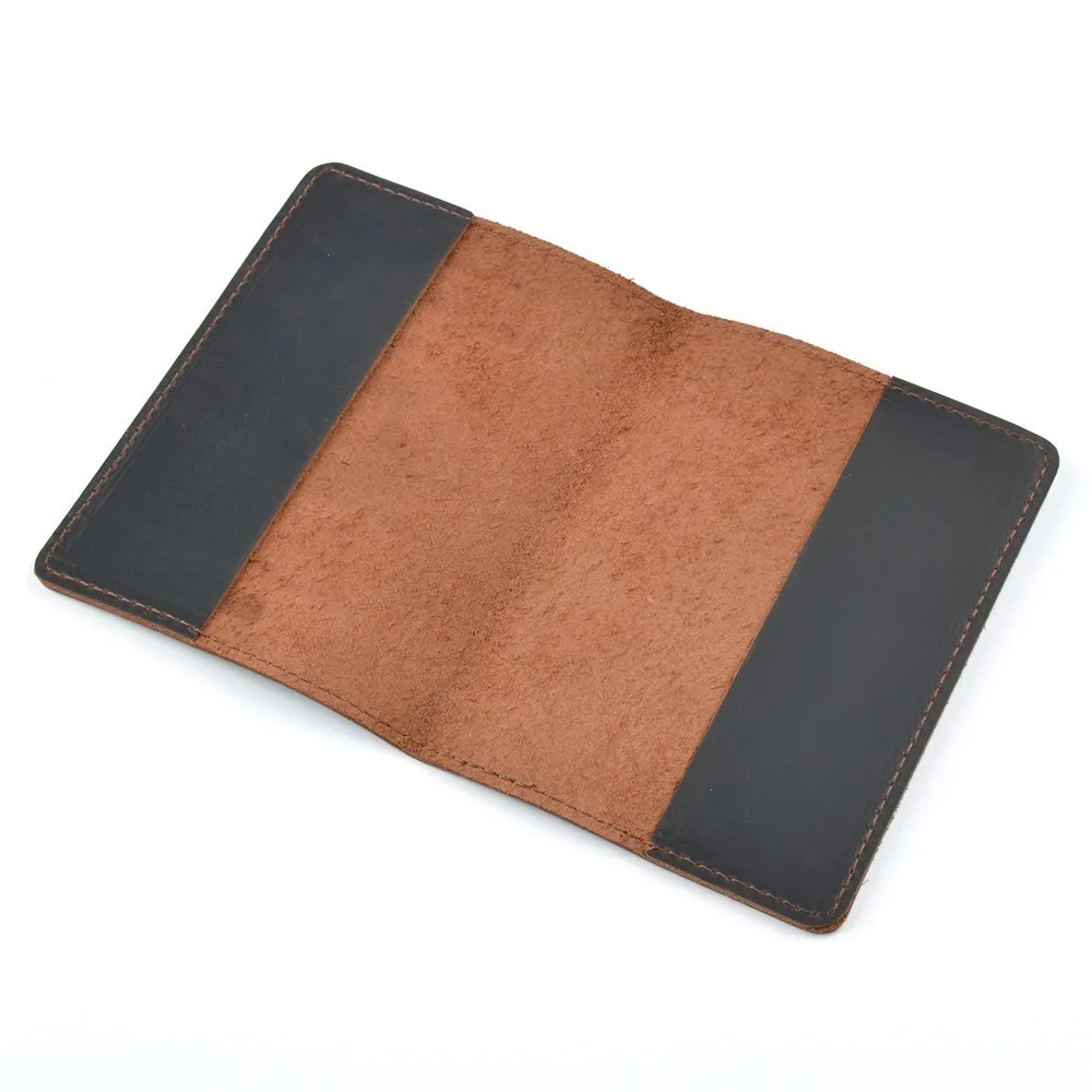 High-end Spain Genuine Leather Passport Cover For Espana Credit Card Holder Vintage Men Women Passport Case Travel Wallet