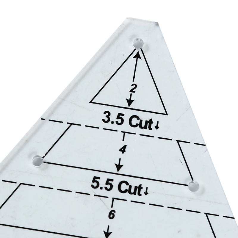Patchwork Ruler Quilting Rule High Grade Transparent Acrylic Rulers Yardstick Cloth Cutting DIY Sewing Tools pcs 5