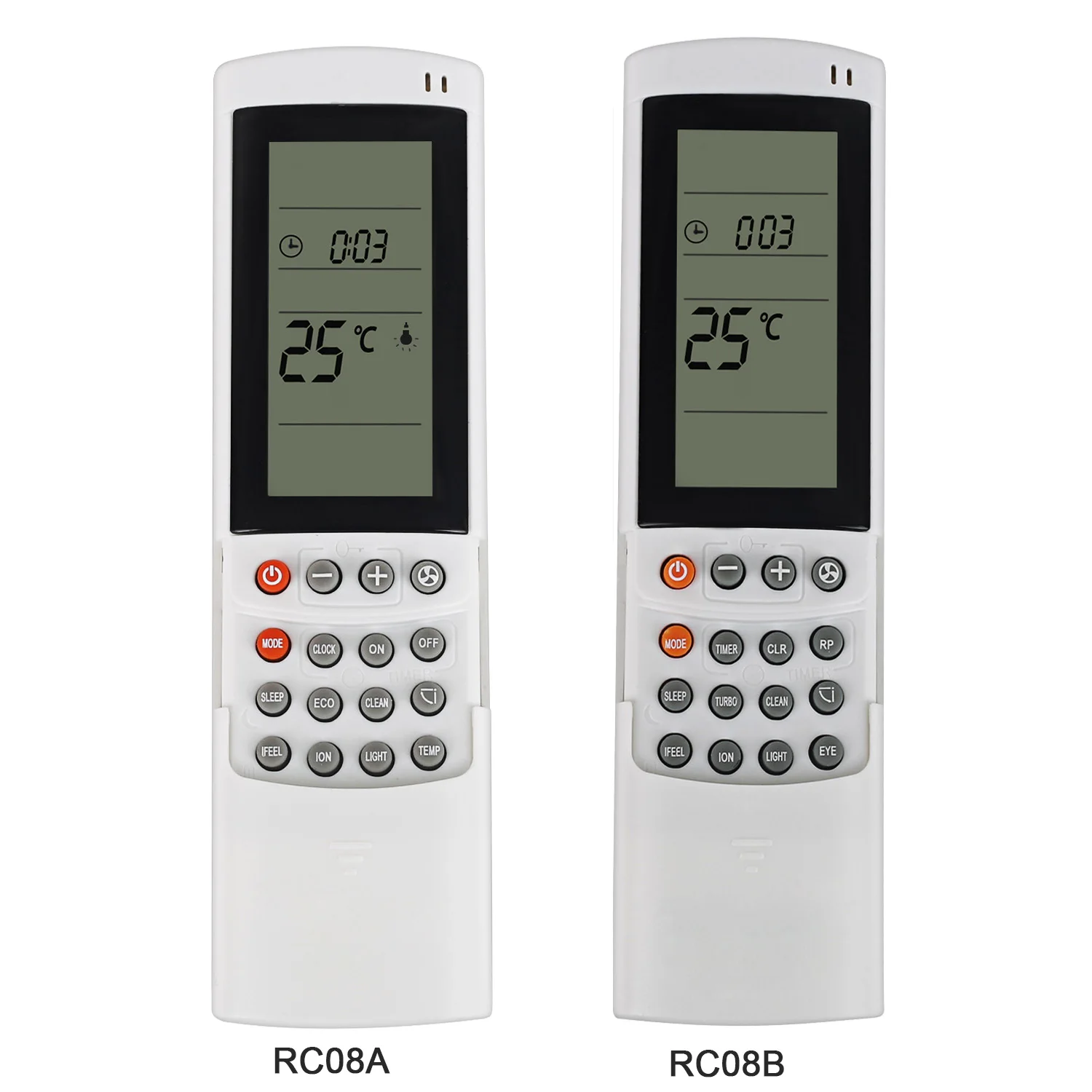 New A/C Remote Control Use for Airwell Electra GREE RC08B RC08A Air Conditioner Conditioning Different Functions Compare Buttons