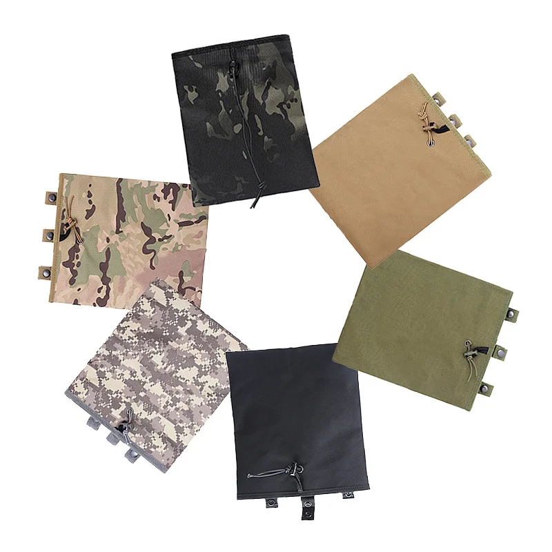 Outdoor Tactical Large Recycle Pouch Mountaineering Multifunctional Sundries Storage Tool Pouch Camouflage Military Waist Bag