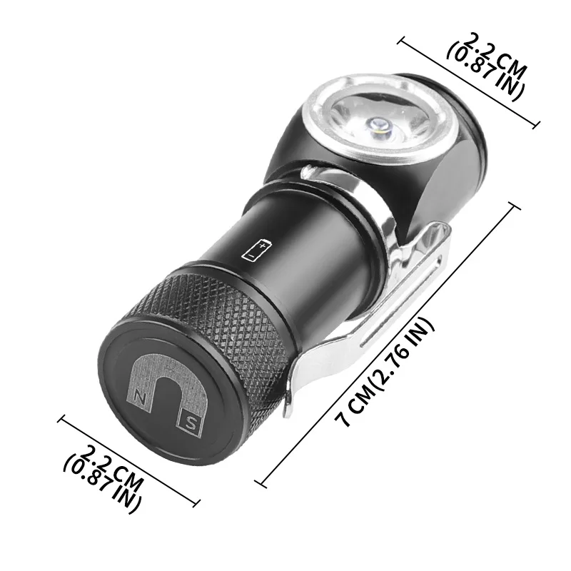 Rechargeable LED Headlamp 1200lm Headlight Reverse Charge Magnetic Tail Work Camp Light Car Garage Mechanic Lamp Flashlight