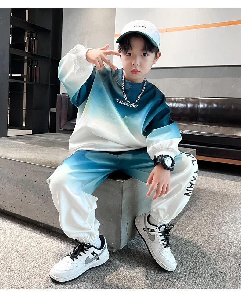 Spring Autumn Kid Costume Toddler Boy Outfits Clothes Child Boys Outfit Set Tracksuit for Kids 6 7 8 9 10 11 12 13 14 15 Years
