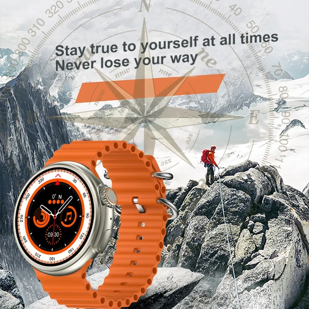 Z78MAX Smart Watch Ultra 2 NFC Lingdong Island 5.1 Bluetooth Call Sleep Blood Pressure Monitoring Waterproof Men Smart Watches