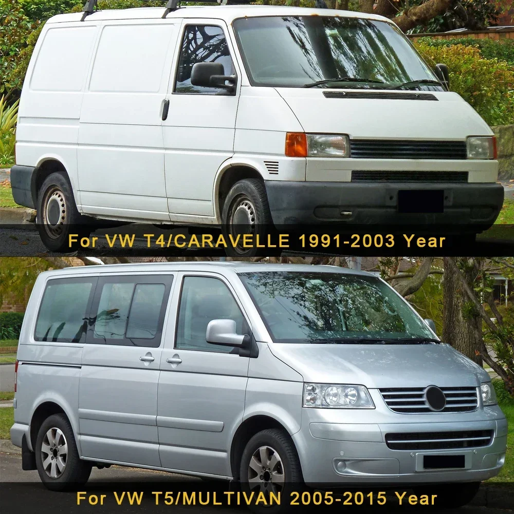 For Volkswagen T4 T5 Transporter Caravelle Multivan 1991-2015 Auto Car Side Window Visor Guard Vent Awnings Shelters Ventvisor