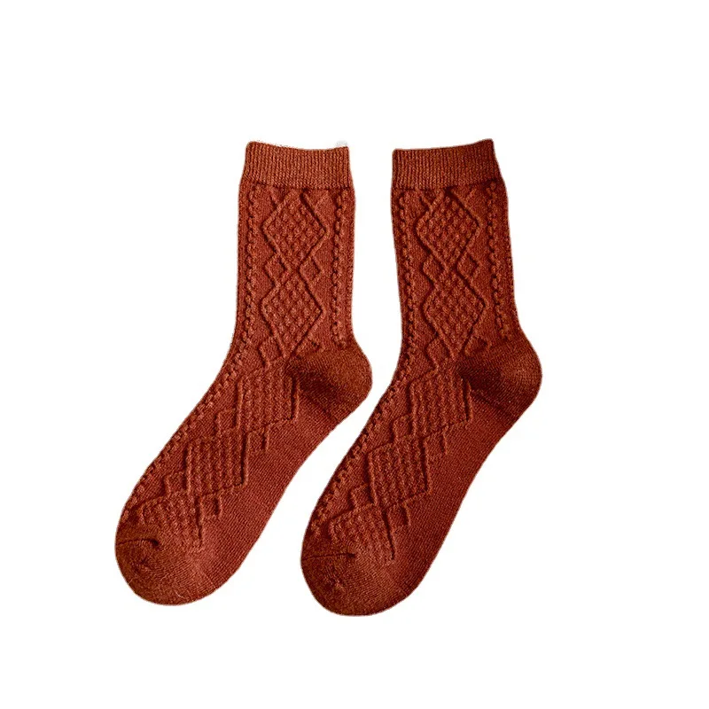 Warm Wool Cozy Womens Winter Socks for Women Winter Cashmere Fluffy Fuzzy Long Thermal Socks Women Calcetines Termicos Winter