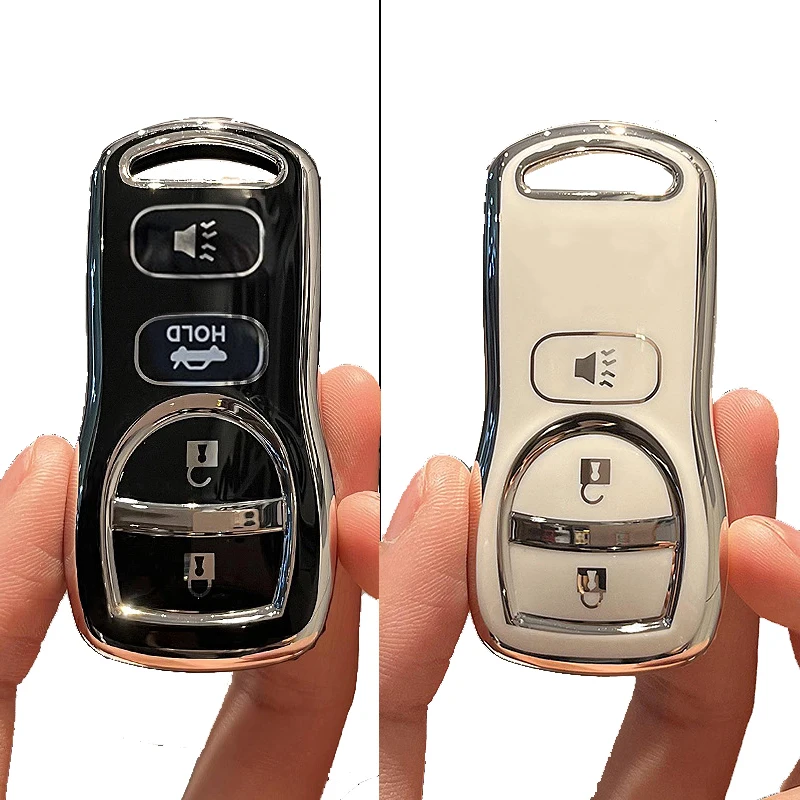 Car Key Cover Case for Nissan Tiida Sentra X-trail T30 Altima Frontier Armada Maxima for Infiniti QX56 JA60 FX35 FX 35