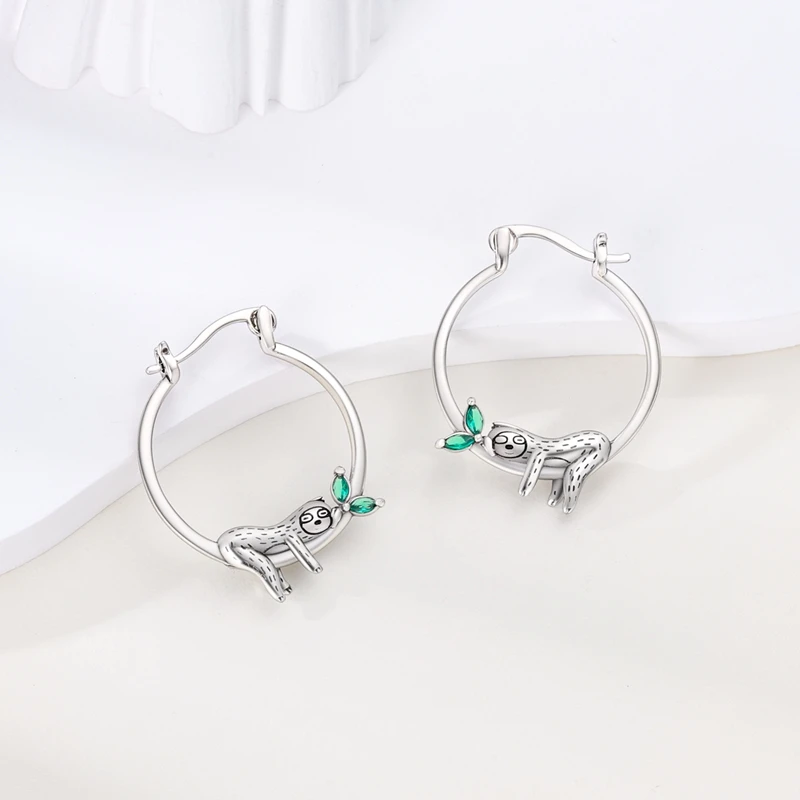 Real Silver-Plated Colorful Dragonfly Butterfly Animal Earrings For Women Exquisite Birthday Anniversary Jewelry Gifts
