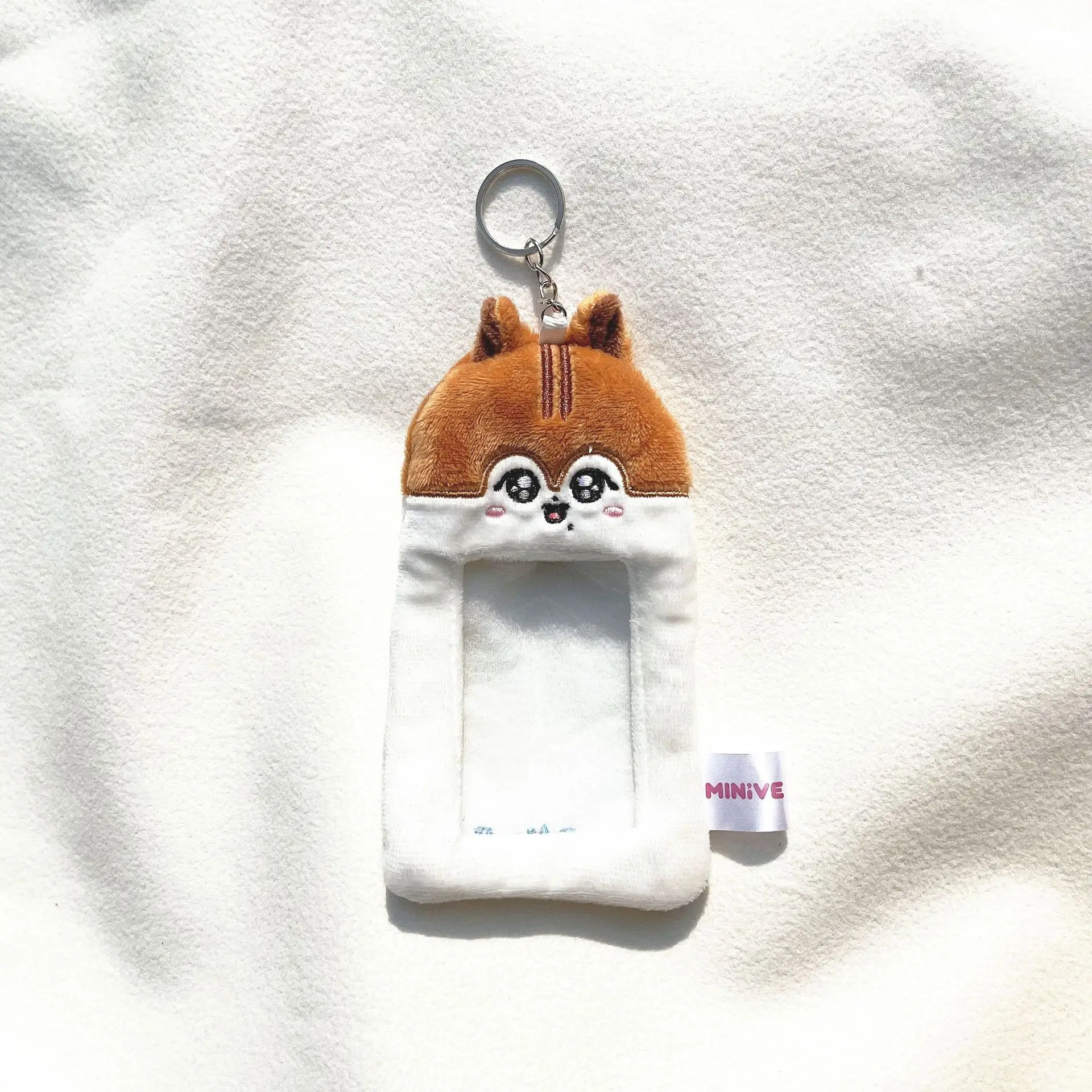 Kpop ive MINIVE POP-UP Photo Cards holder with Keyring Plush ID Sleeve IVE lomo cards card sleeves