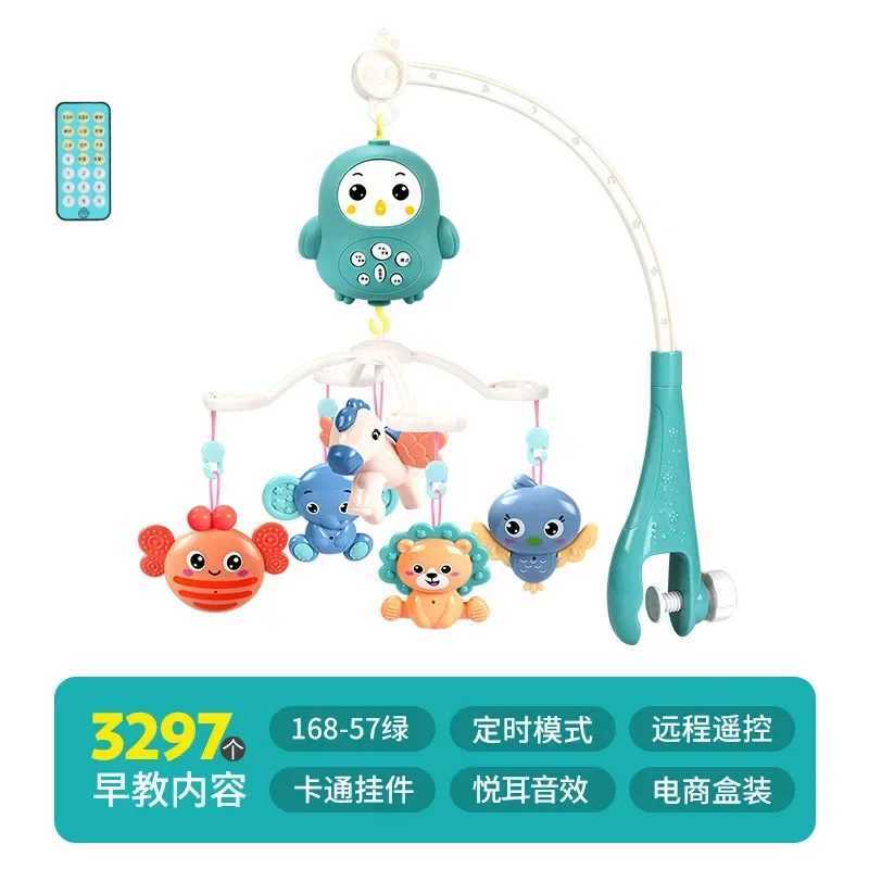 Mobiles# Baby Crib Mobiles Rattles Music Educational Toys Bed Bell Carousel For Cots Infant Baby Toy 0-12 Months For Newborns Toddler Toy Q240525