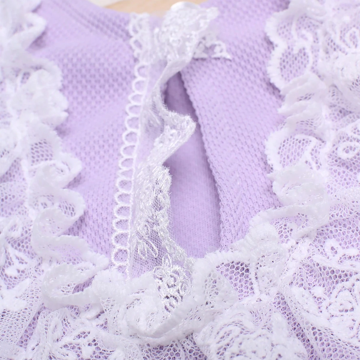 Ylsteed Newborn Lace Jumpsuit Hat Set Violet Infant Picture Outfits Baby Photo Props Baby PhotoShoot Props 42042 5 08fc9