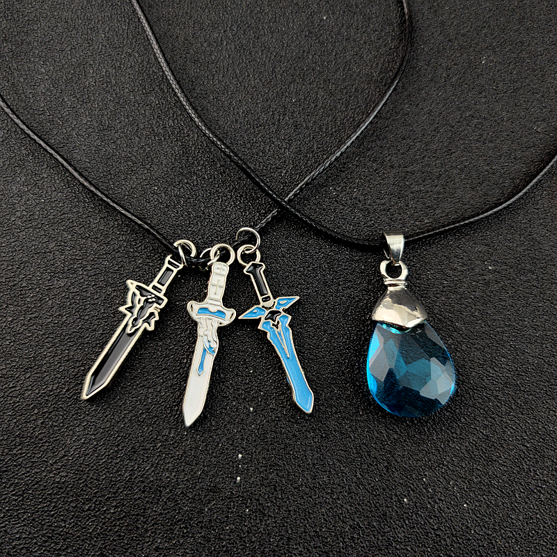 Spada Art Online Necklace Sao Kirigaya Kazuto Kirito Yuuki Asuna Elucidatore Re…