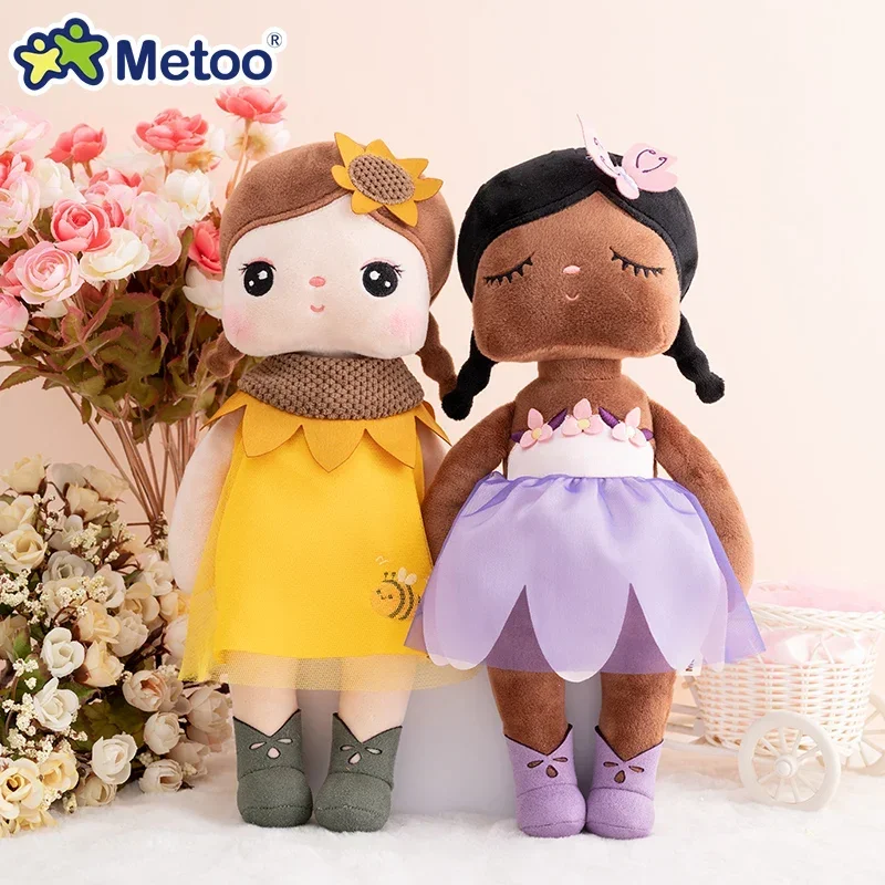 Kids Toys Original Metoo 33cm Angela Doll Kawaii Plush Toy Rose Fairy Soft Plush Doll Gift For Boys And Girls
