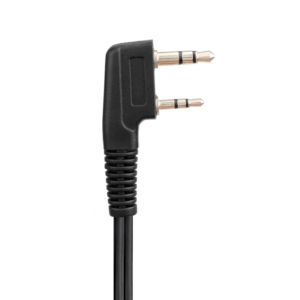 Big Size PTT 2Pin Mic Earpiece Headset For Kenwood H777 RT22 For Baofeng UV5R UV-82 For Quansheng UV K5 K6 Walkie Talkie