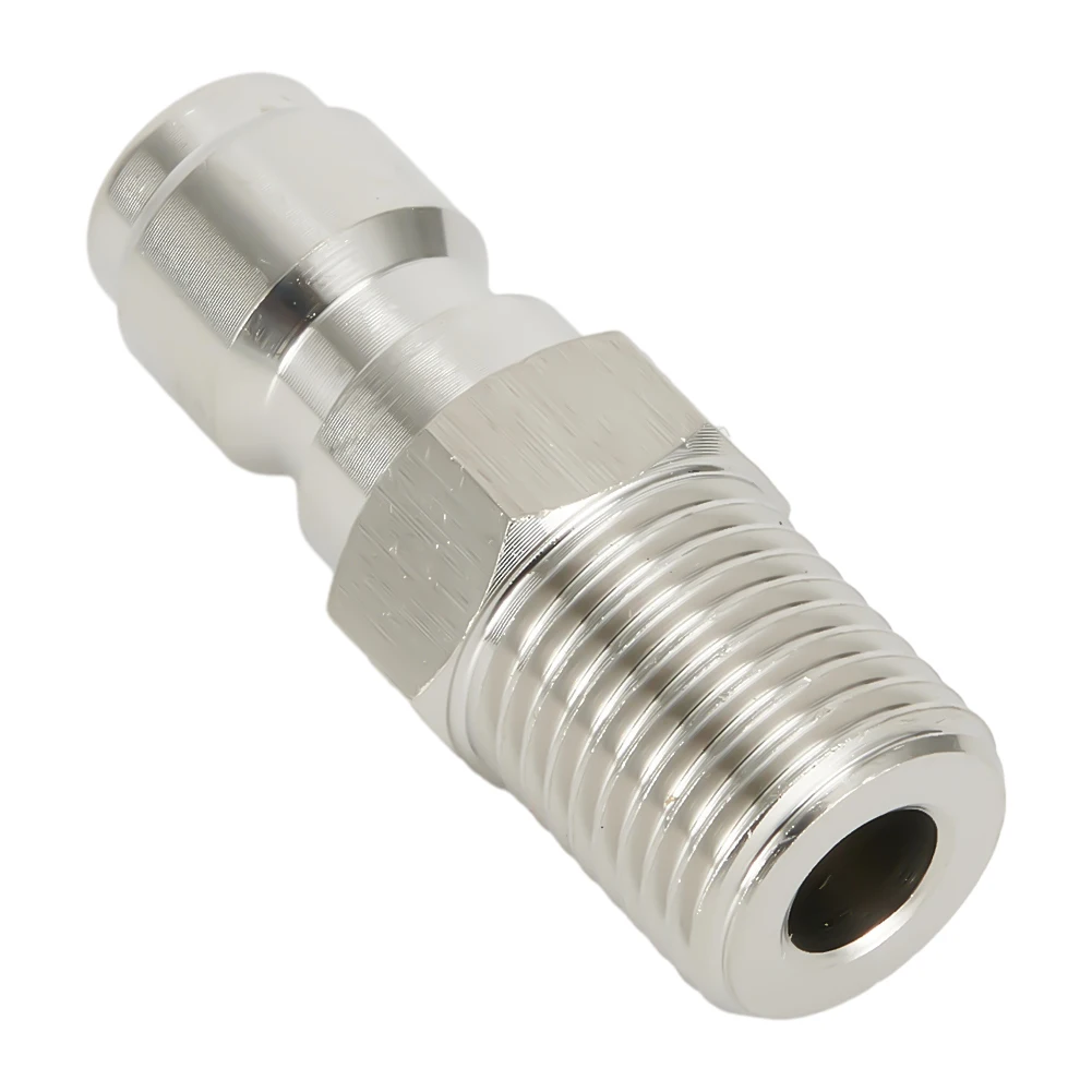 1pcs 1/4 Quick Connector High Pressure Cleaning Machine Connector Pressure Washer Coupling For Garden Joints Replacement Parts