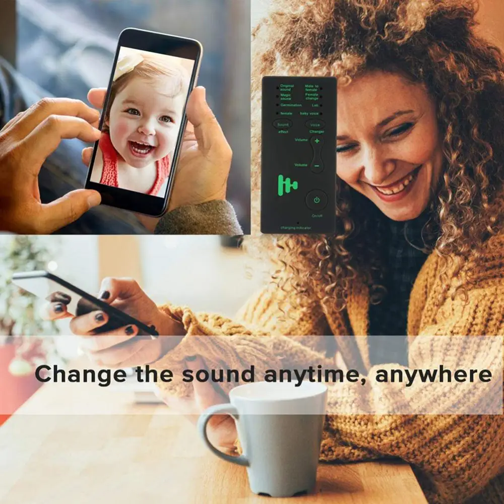 With Adjustable Voice Functions Voice Amplifiers 7 Different Sound Changes Mini Voice Modulator Multifunctional Portable New