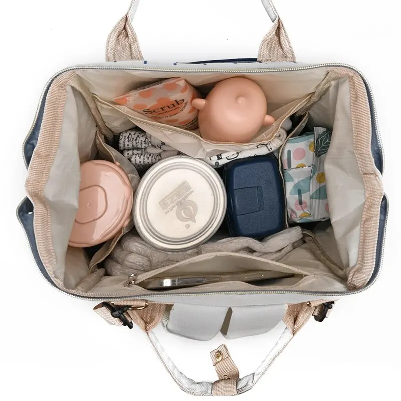 1 Cross-Border Mother Bag High-Capacity Backpack Multi-Purpose Mother And Baby Bag Go Out Portable Handbag Mother Back Milk Bag