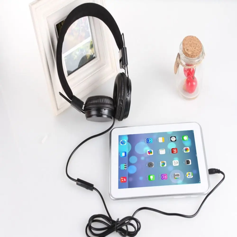 Portable Kids Wired Ear Headphones Stylish Headband Earphones for iPad Tablet Kid Headphones For Boys