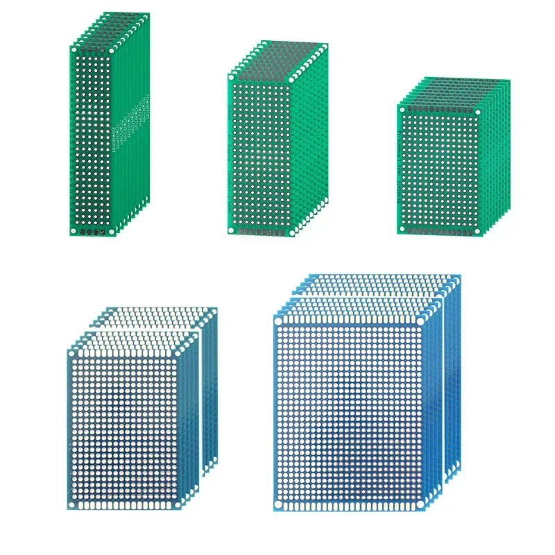 10PCS Double Side PCB Board Prototype Welded Circuit Board for DIY Welding Compatible for Arduino