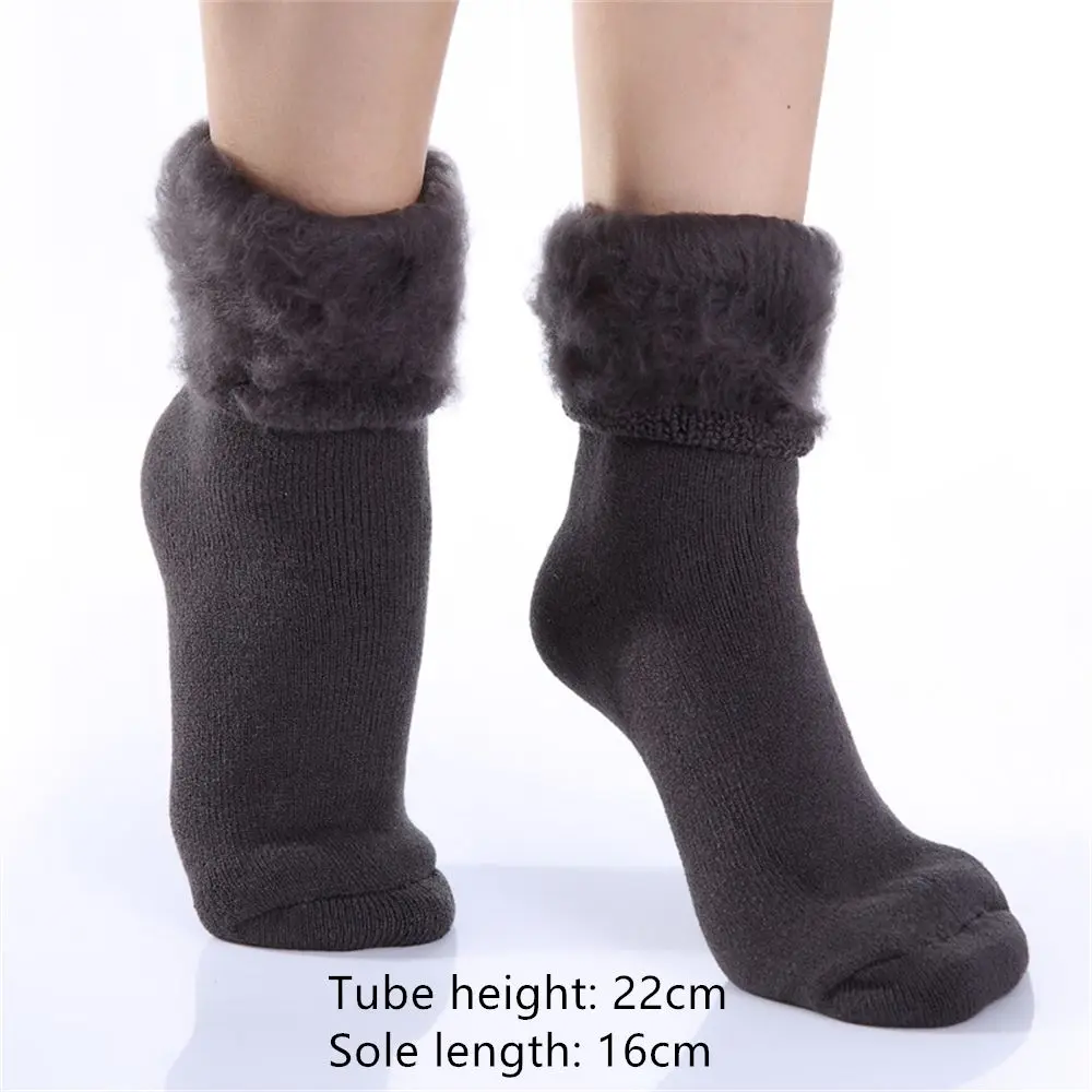 Mens Womens Extra Thick Fleece Brushed Thermal Socks Soft Warm Winter Stocking