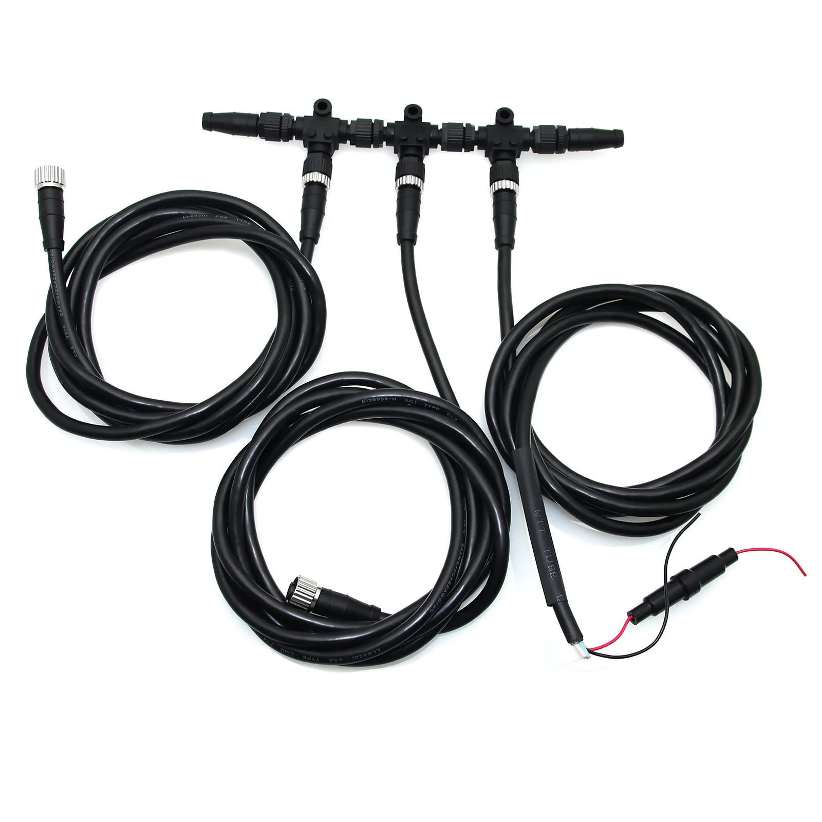 NMEA 2000 Cable Adapter Serial-Data Networking Marine Boat NMEA 2000 Starter Kit ABS T-type 5PIN Connector Adapter Cables 0.5-4M
