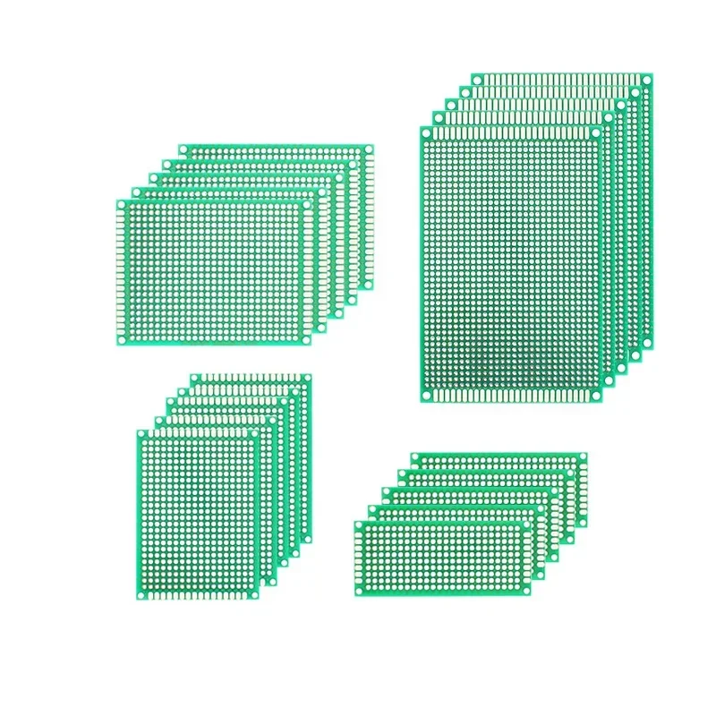 10PCS Double Side PCB Board Prototype Welded Circuit Board for DIY Welding Compatible for Arduino