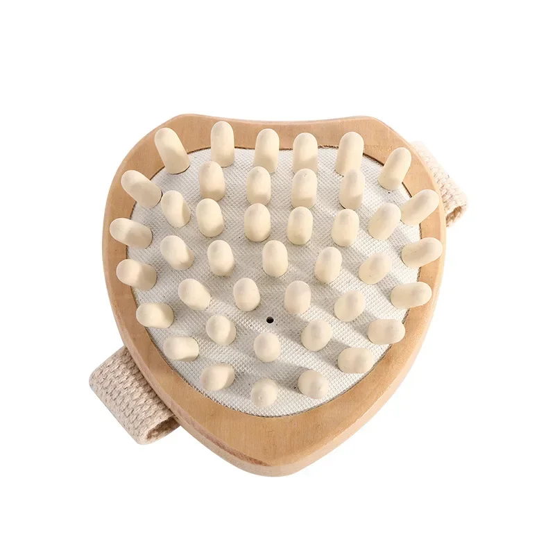 Massage Hair Comb Scalp Massage Brush Dead Skin Remover Body Anti Cellulite Brush Soothing Wooden Essential Oil Spa Air Cushion