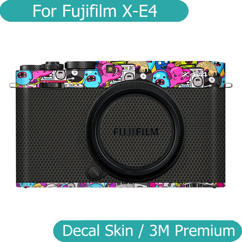 For Fujifilm X-E4 Decal Skin Vinyl Wrap Film Camera Body Protective Sticker Protector Coat For FUJI XE4 X E4